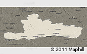 Shaded Relief 3D Map of Jurbarko, darken