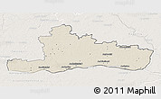 Shaded Relief 3D Map of Jurbarko, lighten
