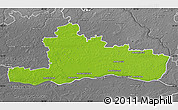 Physical Map of Jurbarko, desaturated