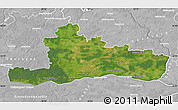 Satellite Map of Jurbarko, lighten, desaturated