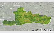 Satellite Map of Jurbarko, lighten, semi-desaturated