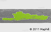 Physical Panoramic Map of Jurbarko, desaturated