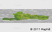 Satellite Panoramic Map of Jurbarko, lighten, desaturated
