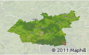 Satellite 3D Map of Taurages, lighten