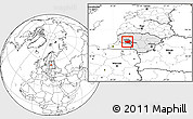 Blank Location Map of Taurages, highlighted country, highlighted parent region, within the entire country