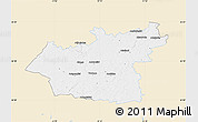 Classic Style Map of Taurages, single color outside