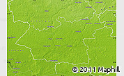 Physical Map of Taurages