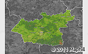 Satellite Map of Taurages, desaturated