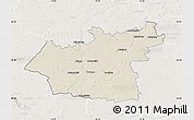 Shaded Relief Map of Taurages, lighten