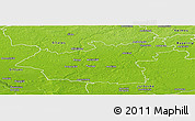Physical Panoramic Map of Taurages