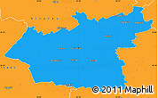 Political Simple Map of Taurages