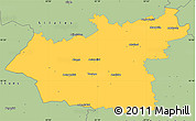 Savanna Style Simple Map of Taurages