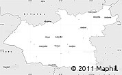 Silver Style Simple Map of Taurages