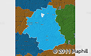 Political Map of Plunges, darken