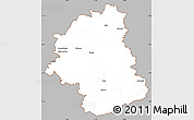 Gray Simple Map of Plunges, cropped outside