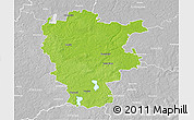 Physical 3D Map of Telsiu, lighten, desaturated