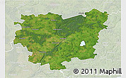 Satellite 3D Map of Anyksciu, lighten