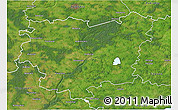 Satellite 3D Map of Anyksciu