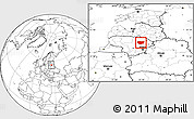 Blank Location Map of Anyksciu