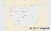 Classic Style Map of Anyksciu, single color outside