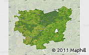Satellite Map of Anyksciu, lighten