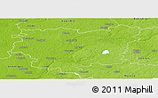 Physical Panoramic Map of Anyksciu