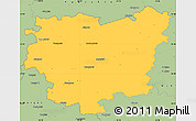 Savanna Style Simple Map of Anyksciu