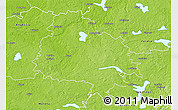 Physical 3D Map of Utenos