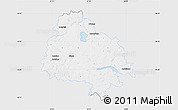Silver Style Map of Utenos, single color outside