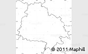 Blank Simple Map of Utenos, no labels