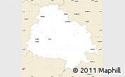Classic Style Simple Map of Utenos