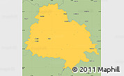 Savanna Style Simple Map of Utenos