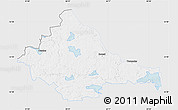 Silver Style Map of Zarasu, single color outside