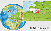Physical Location Map of Sirvinty, highlighted country, highlighted parent region