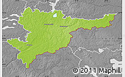 Physical Map of Svencioniu, desaturated
