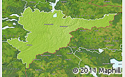 Physical Map of Svencioniu, satellite outside