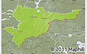 Physical Map of Svencioniu, semi-desaturated