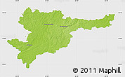Physical Map of Svencioniu, single color outside