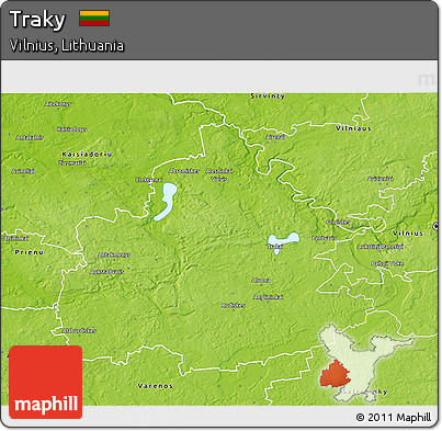 Physical 3D Map of Traky