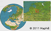 Satellite Location Map of Ukmerges