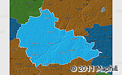 Political Map of Ukmerges, darken