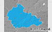 Political Map of Ukmerges, desaturated