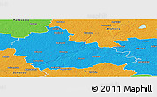 Political Panoramic Map of Ukmerges