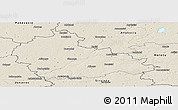 Shaded Relief Panoramic Map of Ukmerges
