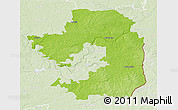 Physical 3D Map of Vilniaus, lighten