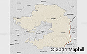 Shaded Relief 3D Map of Vilniaus, desaturated