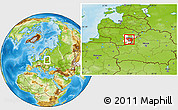 Physical Location Map of Vilniaus, highlighted parent region