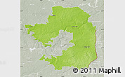 Physical Map of Vilniaus, lighten, semi-desaturated