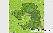 Satellite Map of Vilniaus, physical outside