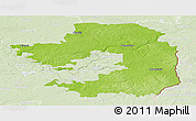 Physical Panoramic Map of Vilniaus, lighten